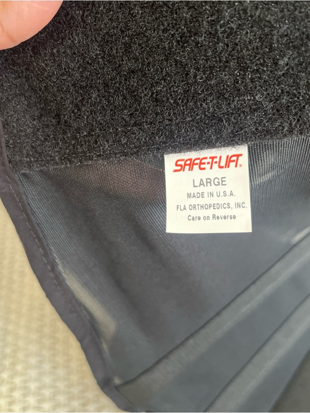 FLA Orthopedics Safe-T-Lift Lift Support Back Brace X-Large Work Wear Safety - Picture 7 of 10
